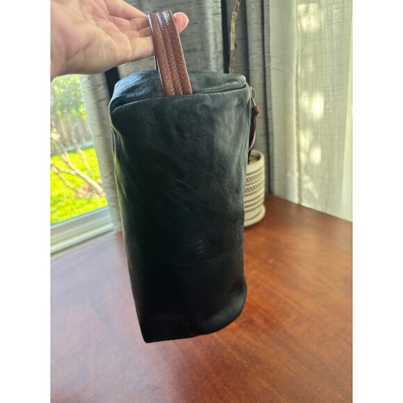 Pre-owned Garrett Leather Toiletry bag (dark blue) - Picture 7 of 9
